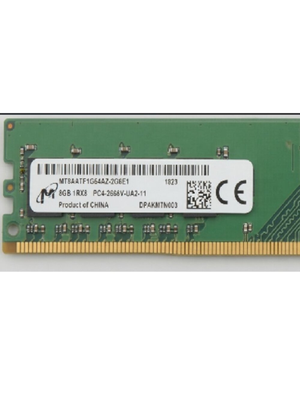 Micron 8GB DDR4 Desktop RAM PC4-2666V (MTA8ATF1G64AZ-2G6E1)